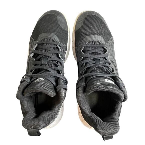 Nike Fly By Mid 2 Shoes Mens SIZE 8 Black White CU3503-004 Basketball Sneakers - Picture 8 of 8